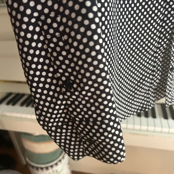Classic Y2K Black and White Polka Dot Men's Shirt XS - Picture 16 of 16